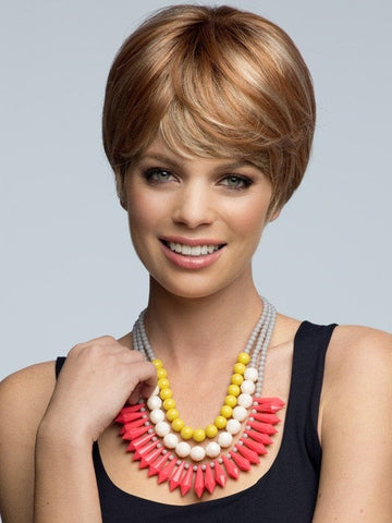 Short Top Piece | Synthetic Hair Topper (Full Mono) | DISCONTINUED
