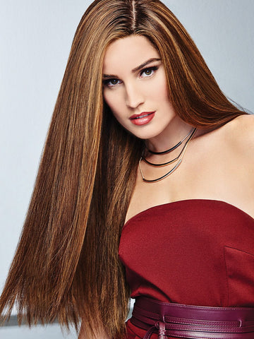 Glamour and More | Remy Human Hair Lace Front Wig (Hand-Tied)