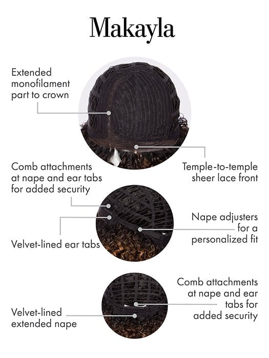 Makayla | Synthetic Lace Front Wig (Mono Part)