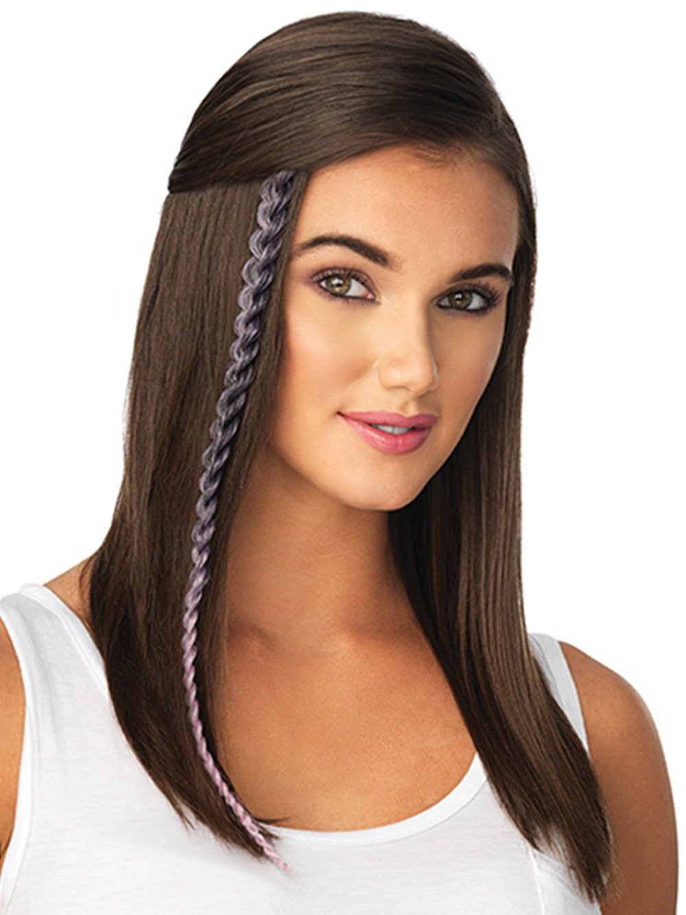 Metallic Braid Synthetic Hair Extension (1 Piece) | Clip In Color | DISCONTINUED